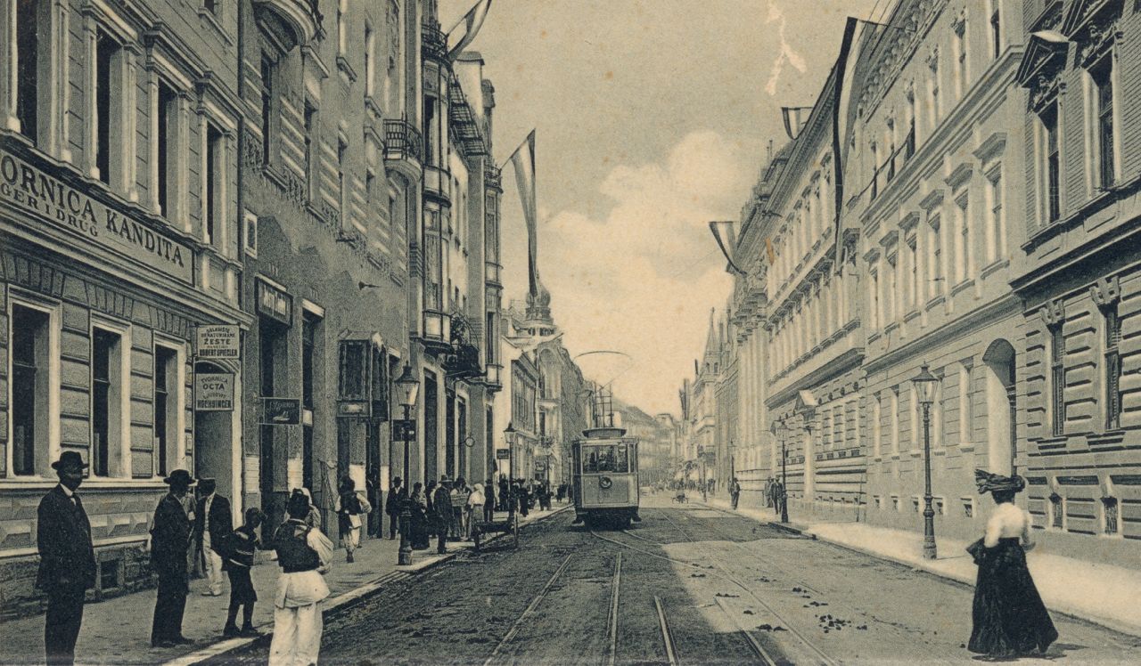 Jurišićeva ulica, oko 1912. godine